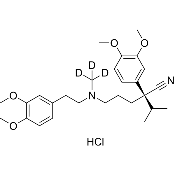 (S)-(-)-Verapamil-d3 hydrochloride 1398112-33-8